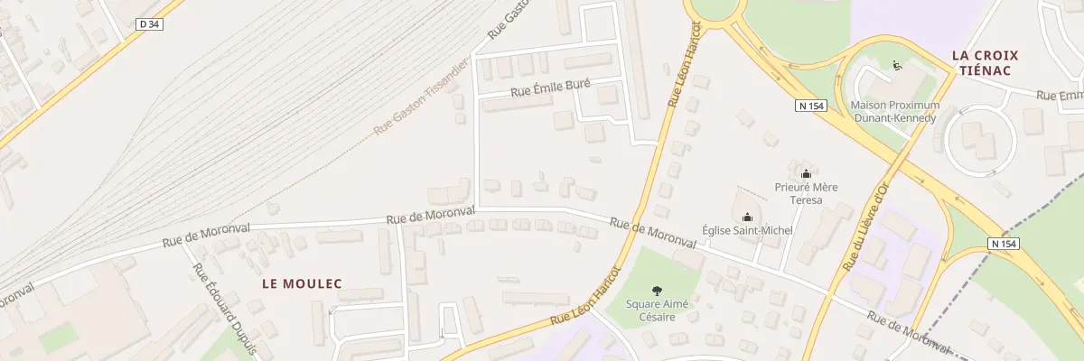 Plan du 23 Rue de Moronval à Dreux