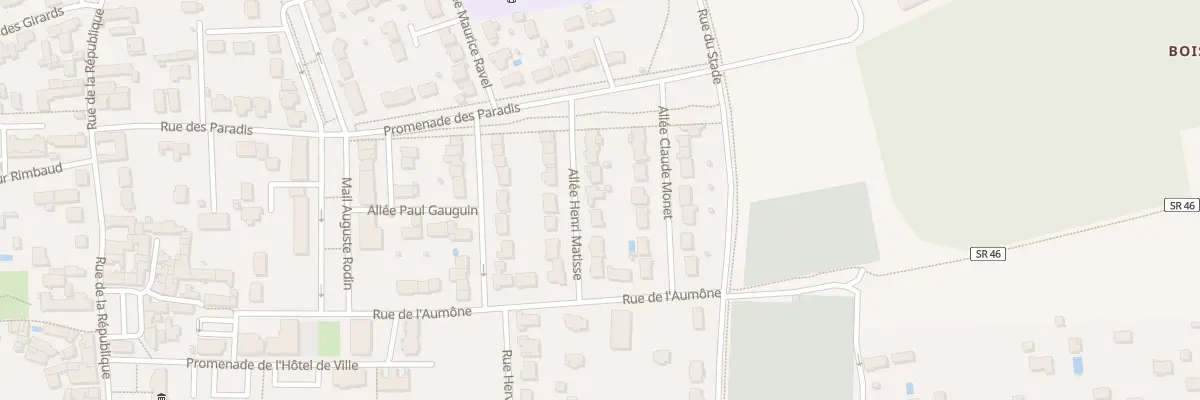 Plan du 8 All Henri Matisse à Vineuil