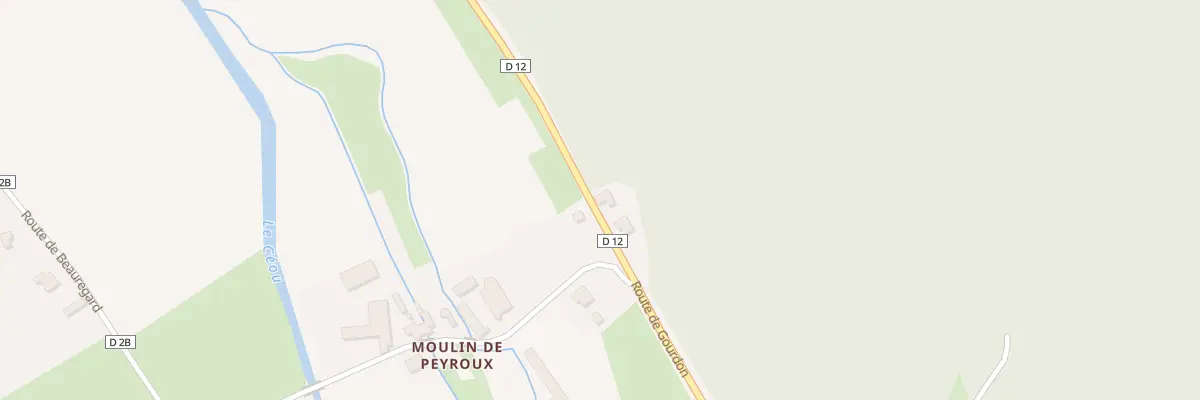 Plan du 5106 Moulin de Peyroux à Concorès