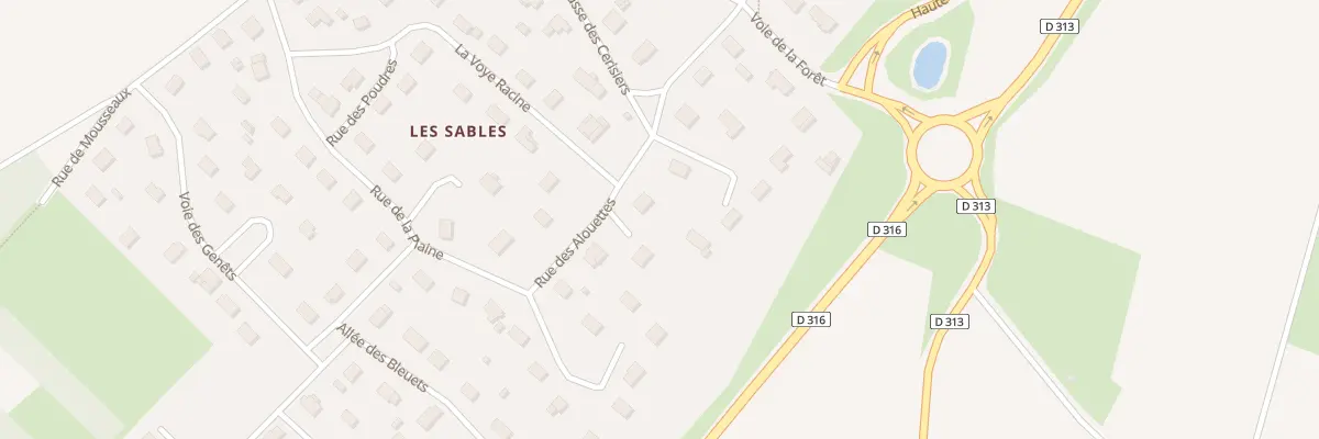 Plan du 9 Rue des Alouettes à Bouafles