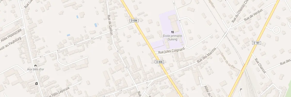 Plan du 5 Rue Dulong à Pacy-sur-Eure