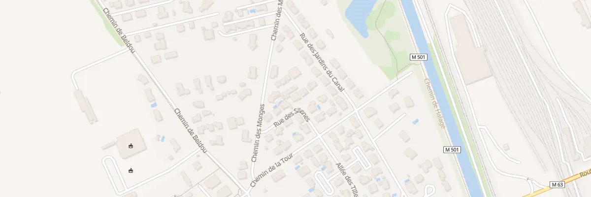 Plan du 12 Rue des Silènes à Lespinasse