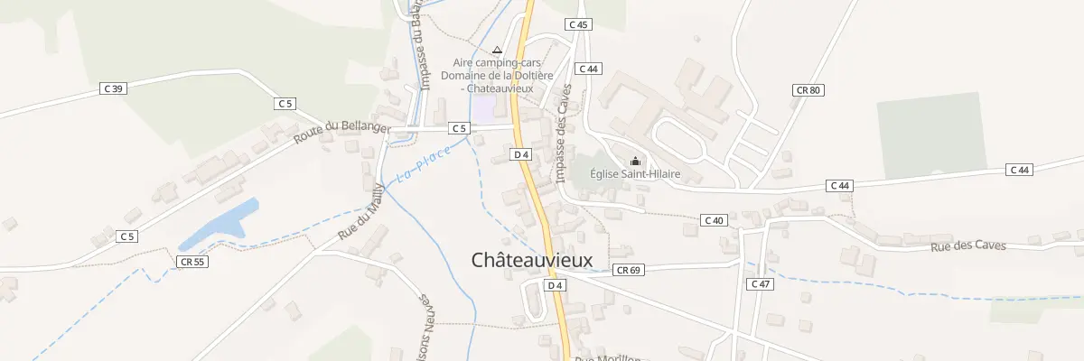 Plan du 9 Rue des Deportes du 2 Mai 1944 à Châteauvieux