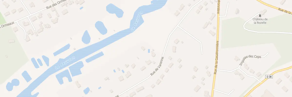 Plan du 30 Rue de la Varenne à Cellettes