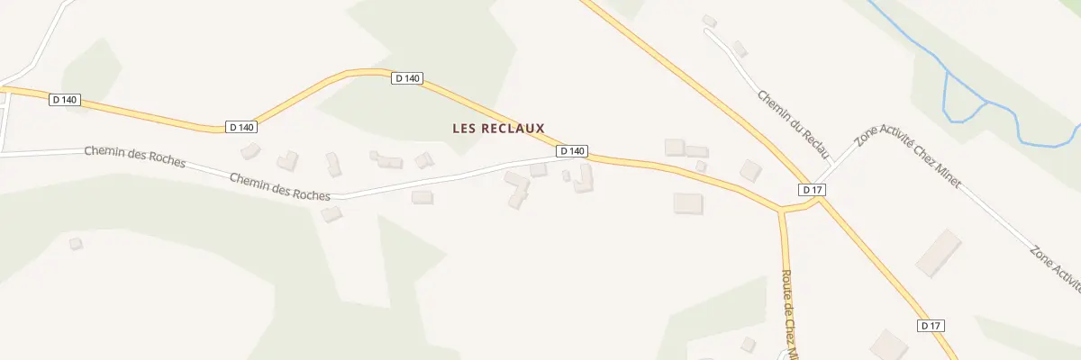 Plan du 50 Che Des Roches à Vars-sur-Roseix