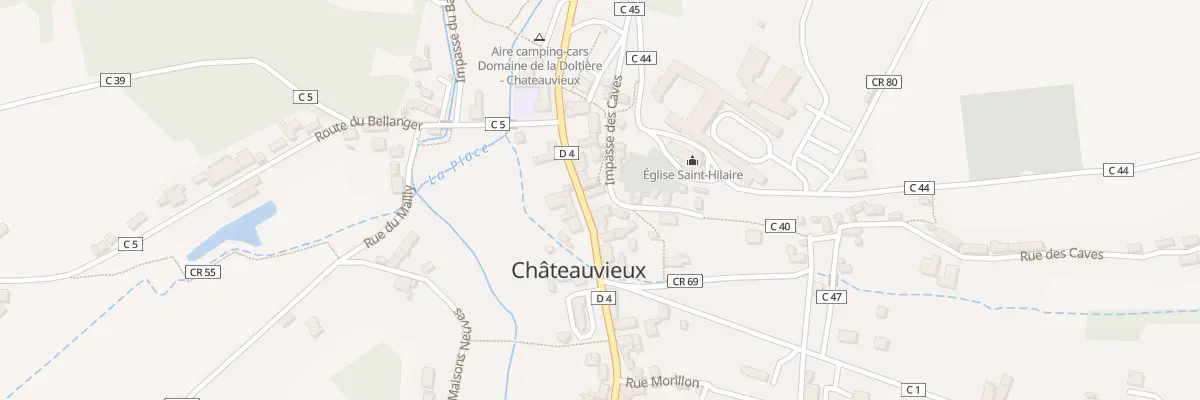Plan du 11 Rue des Deportes du 2 Mai 1944 à Châteauvieux