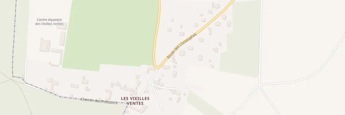 Plan du 57 Rte des Christophes à Sorel-Moussel