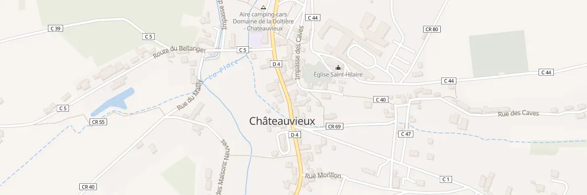 Plan du 13 Rue des Deportes du 2 Mai 1944 à Châteauvieux