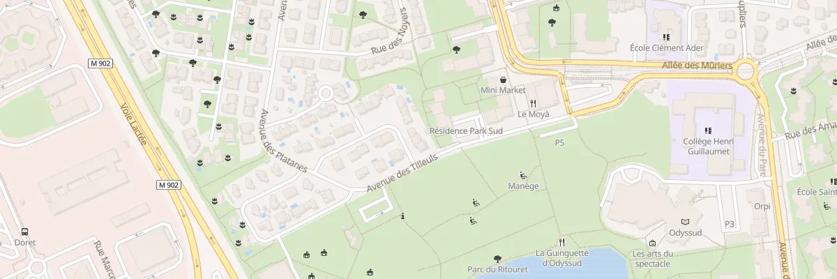 Plan du 4 Rue des Érables à Blagnac