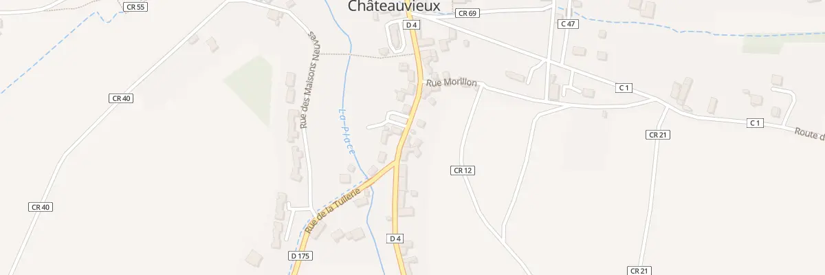 Plan du 39 Rue des Deportes du 2 Mai 1944 à Châteauvieux