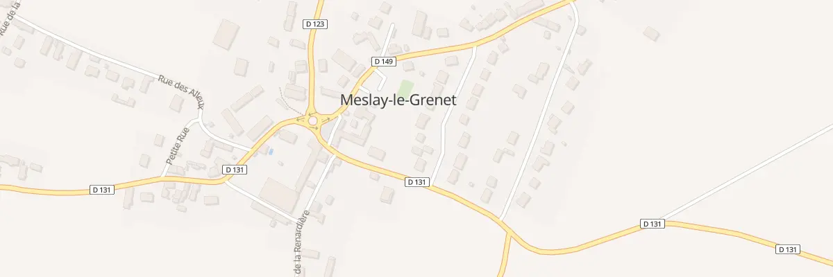 Plan du 3 Rue des Nefliers à Meslay-le-Grenet