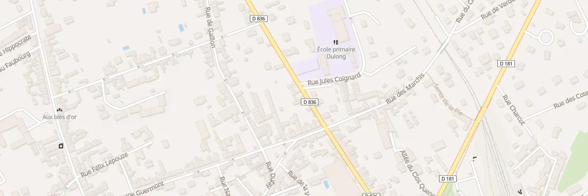 Plan du 3 Rue Dulong à Pacy-sur-Eure