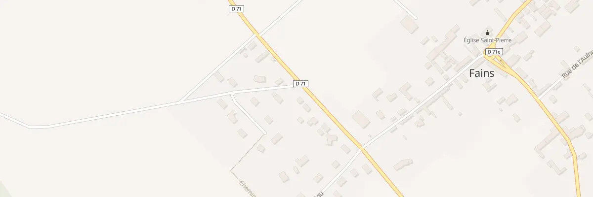 Plan du 11 Rue de la Serpette à Fains