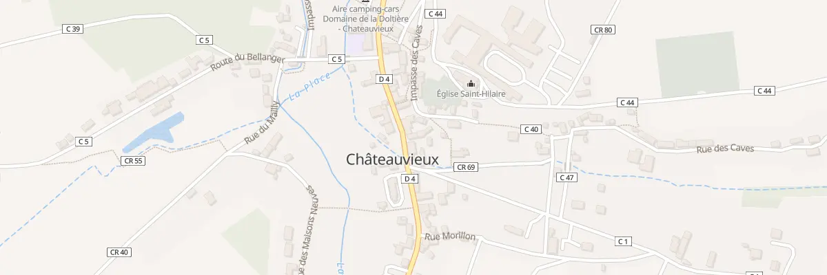 Plan du 15 Rue des Deportes du 2 Mai 1944 à Châteauvieux