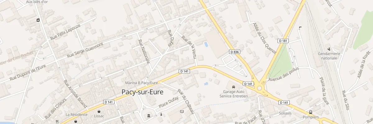 Plan du 107 Rue Edouard Isambard à Pacy-sur-Eure