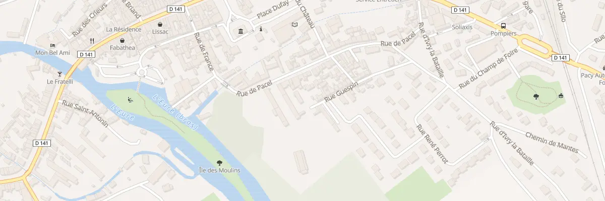 Plan du 6T Rue de Pacel à Pacy-sur-Eure