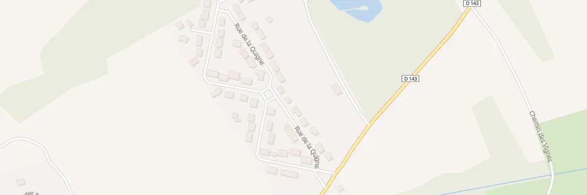 Plan du 12 Rue de la Quigne à Croth