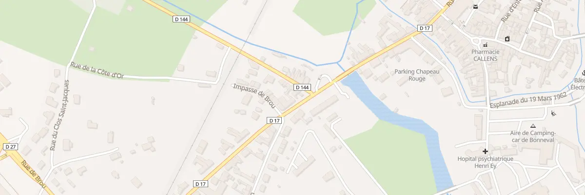 Plan du 34 Rue de la Résistance à Bonneval