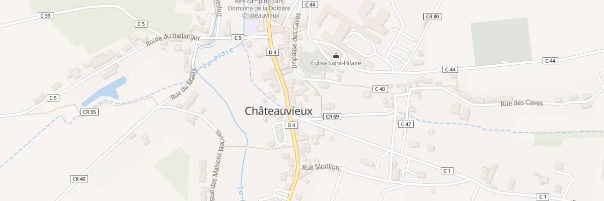 Plan du 17 Rue des Deportes du 2 Mai 1944 à Châteauvieux