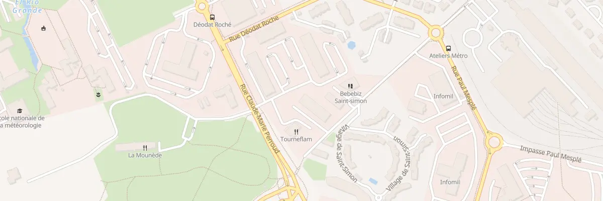 Plan du 133 Rte de Saint Simon à Toulouse