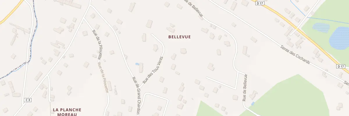 Plan du 10 Rue des Tous Vents à Seigy
