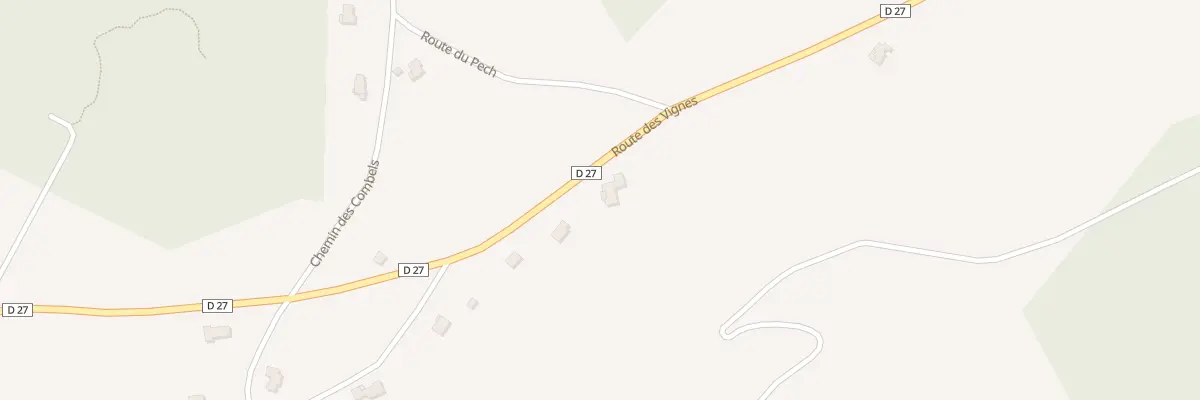 Plan du 2145 Rte des Vignes à Trespoux-Rassiels