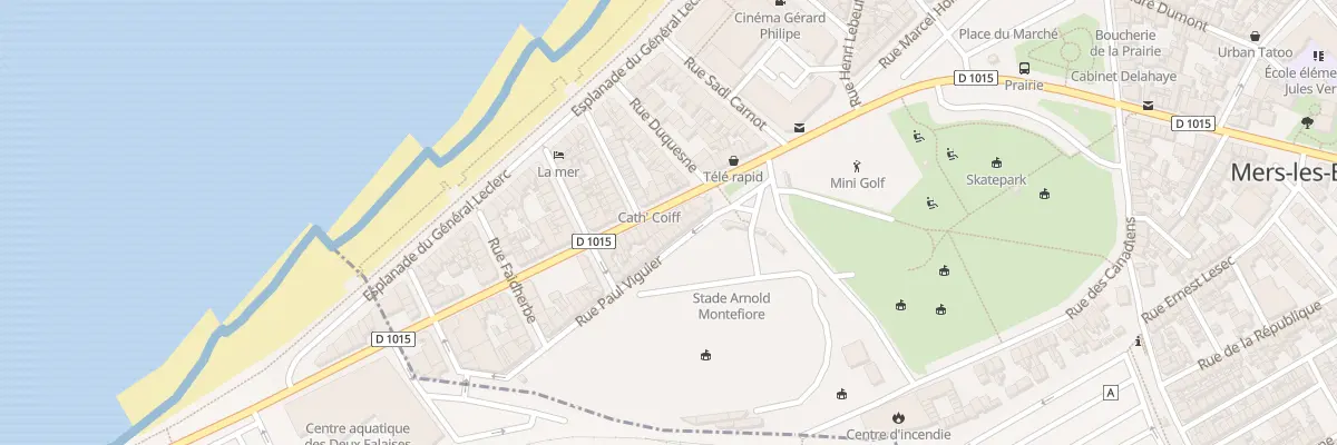 Plan du 8 Av du Maréchal Foch à Mers-les-Bains