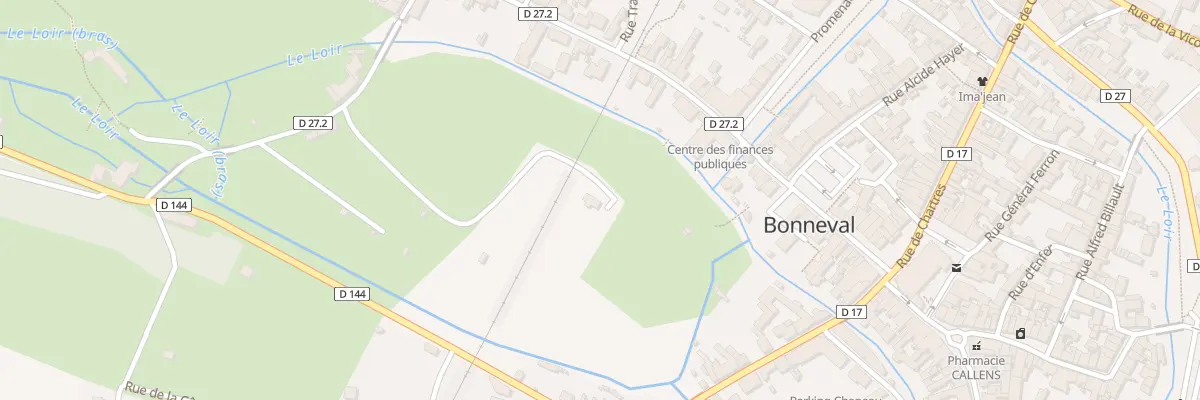 Plan du 1 Chem des Bouveries à Bonneval