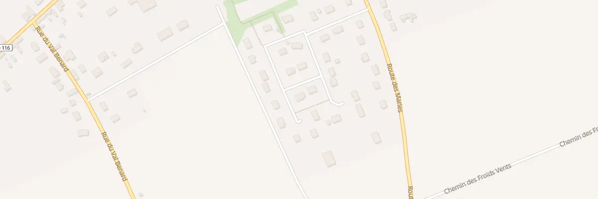 Plan du 10 Rue des Chasees à Sorel-Moussel