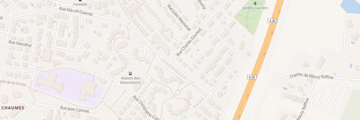 Plan du 1281 Rue Marcel Guerret à Montauban