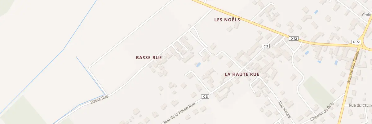 Plan du 13 Rue de la Basse Rue à Vineuil