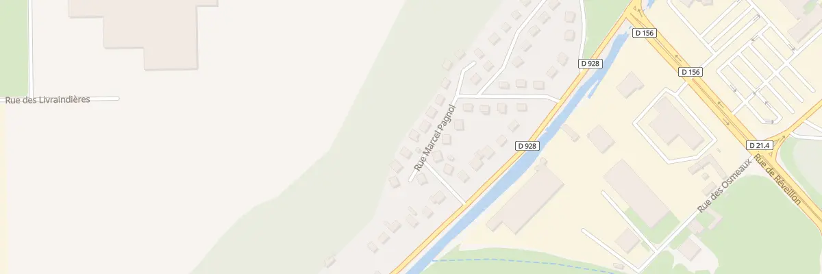 Plan du 9 Rue Marcel Pagnol à Dreux