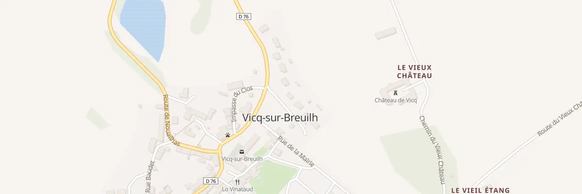 Plan du 5480C Le Vieux Chateau à Vicq-sur-Breuilh