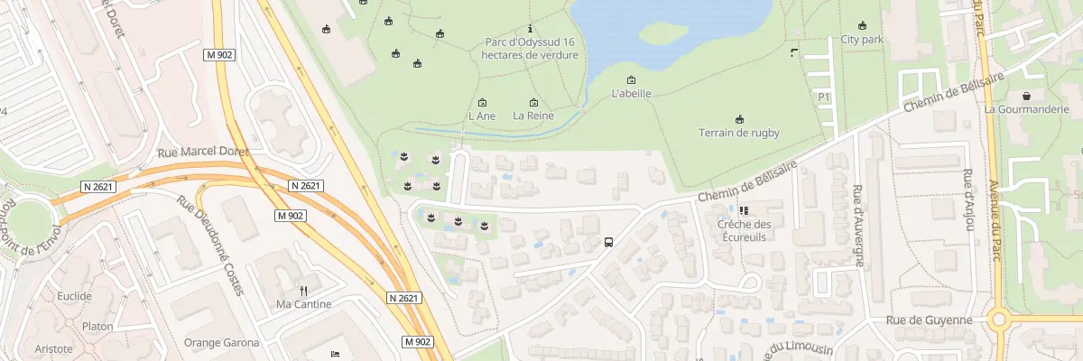 Plan du 8B Che des Nauzes à Blagnac