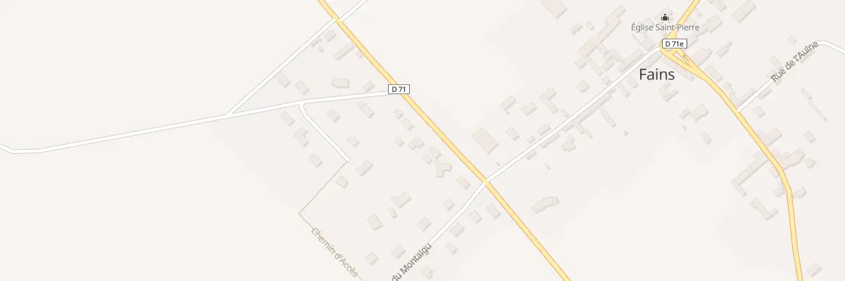 Plan du 7 Rue de la Serpette à Fains