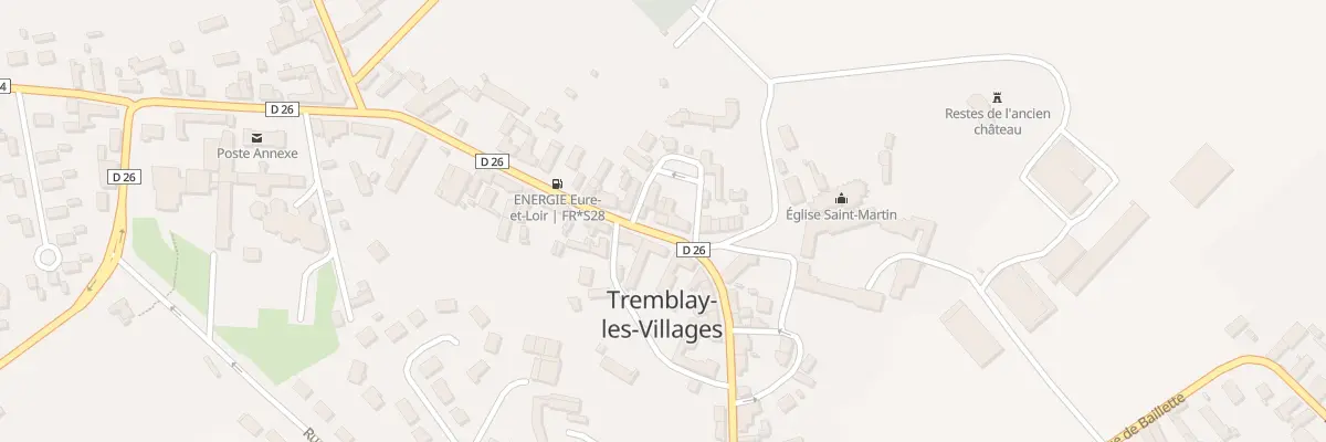 Plan du 21 Rue du Docteur Taugourdeau à Tremblay-les-Villages