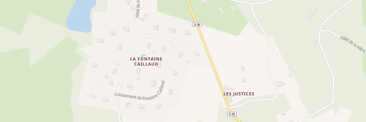 Plan du 5 Lot de Fontaine Caillaud à Eyjeaux