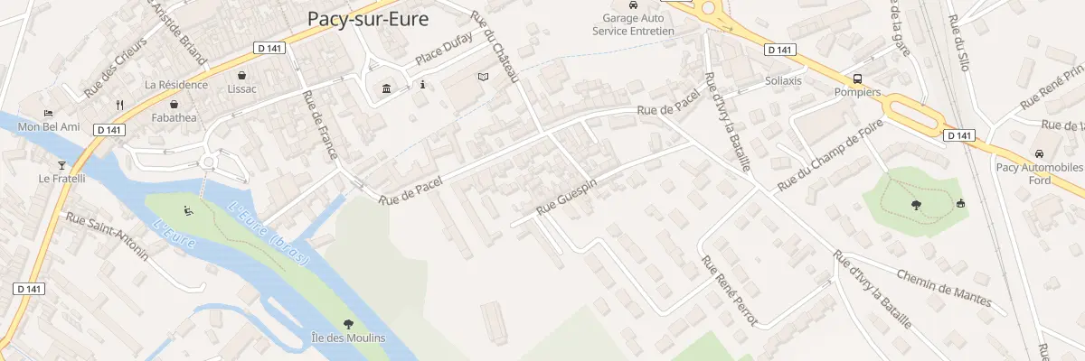 Plan du 16B Rue Guespin à Pacy-sur-Eure