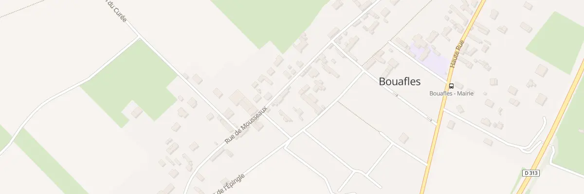 Plan du 25 Rue de Mousseaux à Bouafles