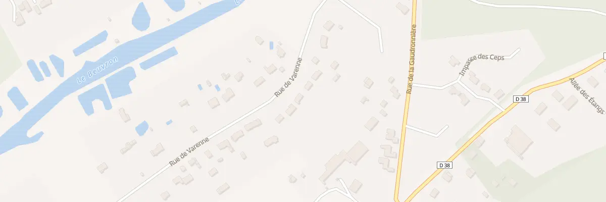 Plan du 29 Rue de la Varenne à Cellettes