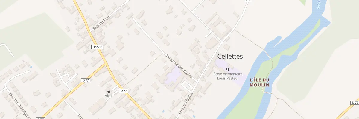 Plan du 2A Imp des Ecoles à Cellettes