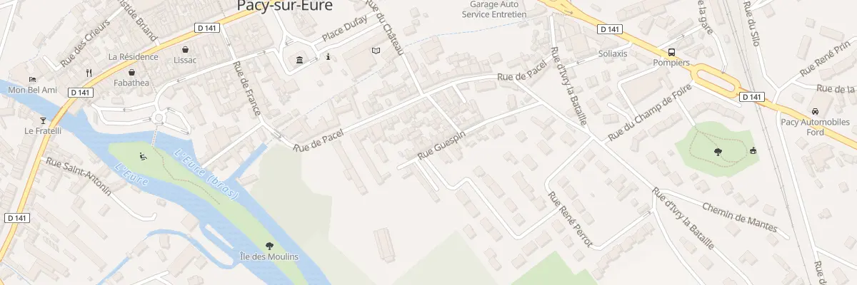 Plan du 18 Rue Guespin à Pacy-sur-Eure