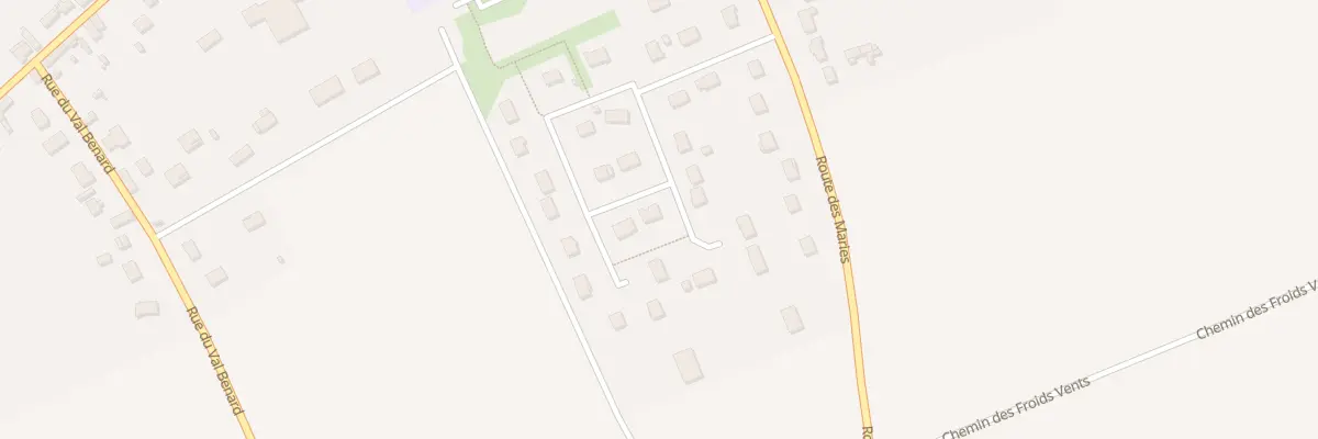 Plan du 11 Rue des Chasees à Sorel-Moussel
