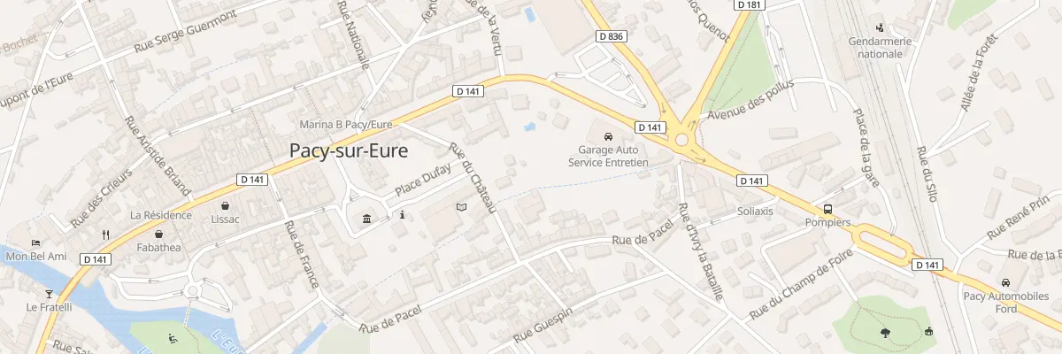 Plan du 6 Rue du Château à Pacy-sur-Eure