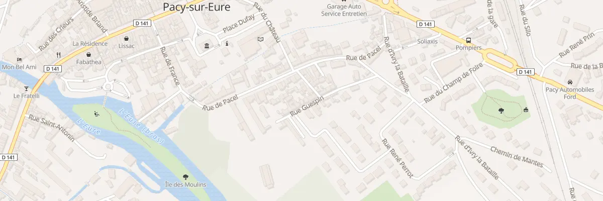 Plan du 16 Rue Guespin à Pacy-sur-Eure