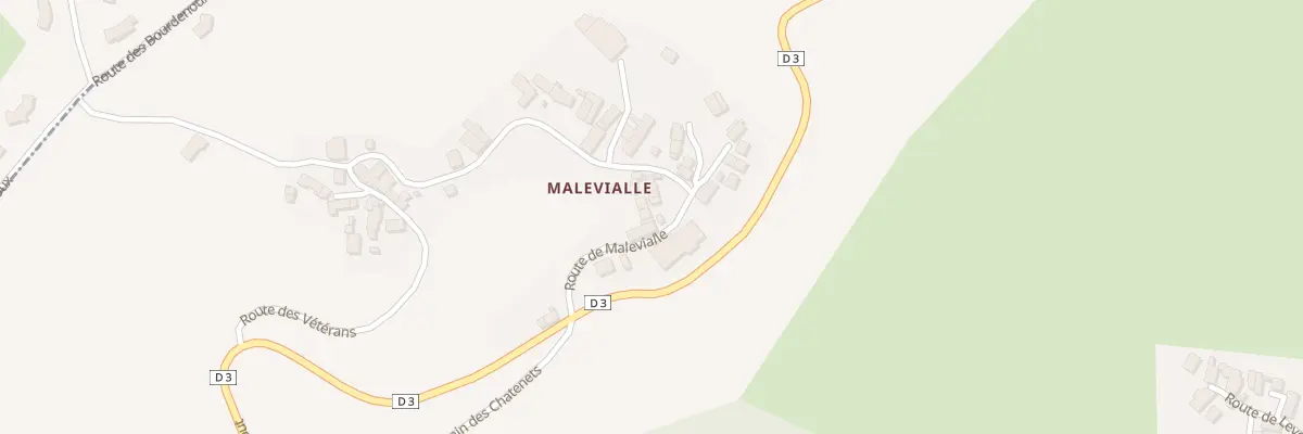 Plan du 151 Rte De Malevialle à Saint-Aulaire