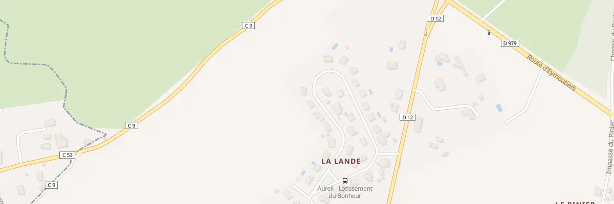 Plan du 24 Rue de la Lande à Aureil