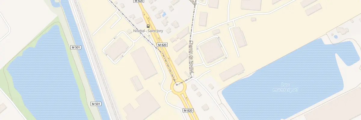 Plan du 36 Che de Novital à Saint-Jory
