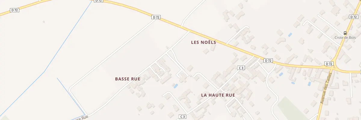 Plan du 3 Rue de la Basse Rue à Vineuil