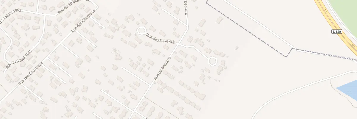 Plan du 52 Rue de Beaucru à Roquettes